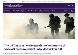 The US Congress understands the importance of Special Forces oversight... .pdf