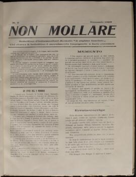 Non Mollare, n.2 Gennaio 1925