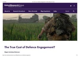 The True Cost of Defence Engagement.pdf