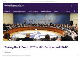 Taking Back Control The UK, Europe and NATO  Oxford Research Group.pdf