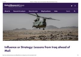 Influence_or_Strategy__Lessons_from_Iraq_ahead_of_Mali.pdf
