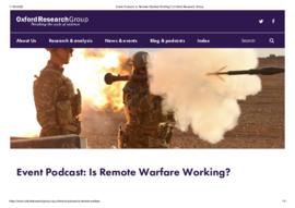 Event Podcast Is Remote Warfare Working Oxford Research Group.pdf