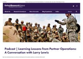 Podcast  Learning Lessons from Partner Operations A Conversation with Larry Lewis.pdf