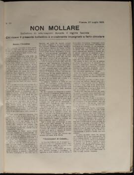 Non Mollare, n.20, 27 Luglio 1925